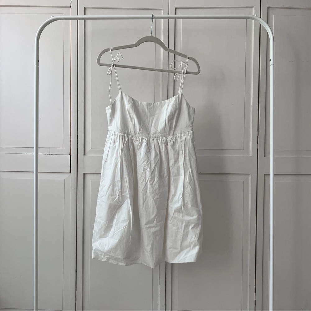 Revolve LPA White Baby Doll White Mini Dress